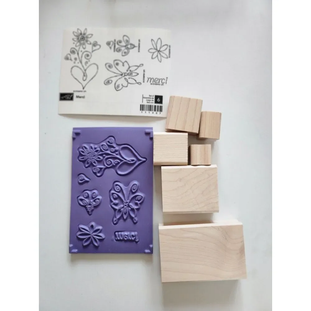 Stampin' Up! Merci / Whimsical Garden Stamp Set B24